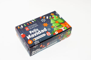 Cajas personalizaadas para Bombo burguer - navidad