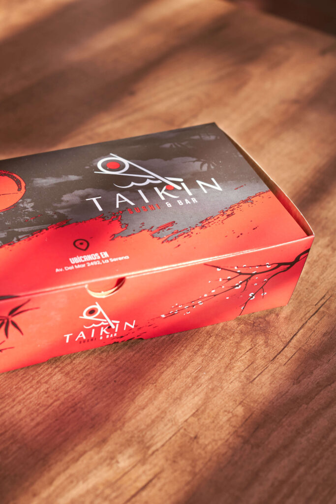 Cajas personalizadas para Sushi Taikin